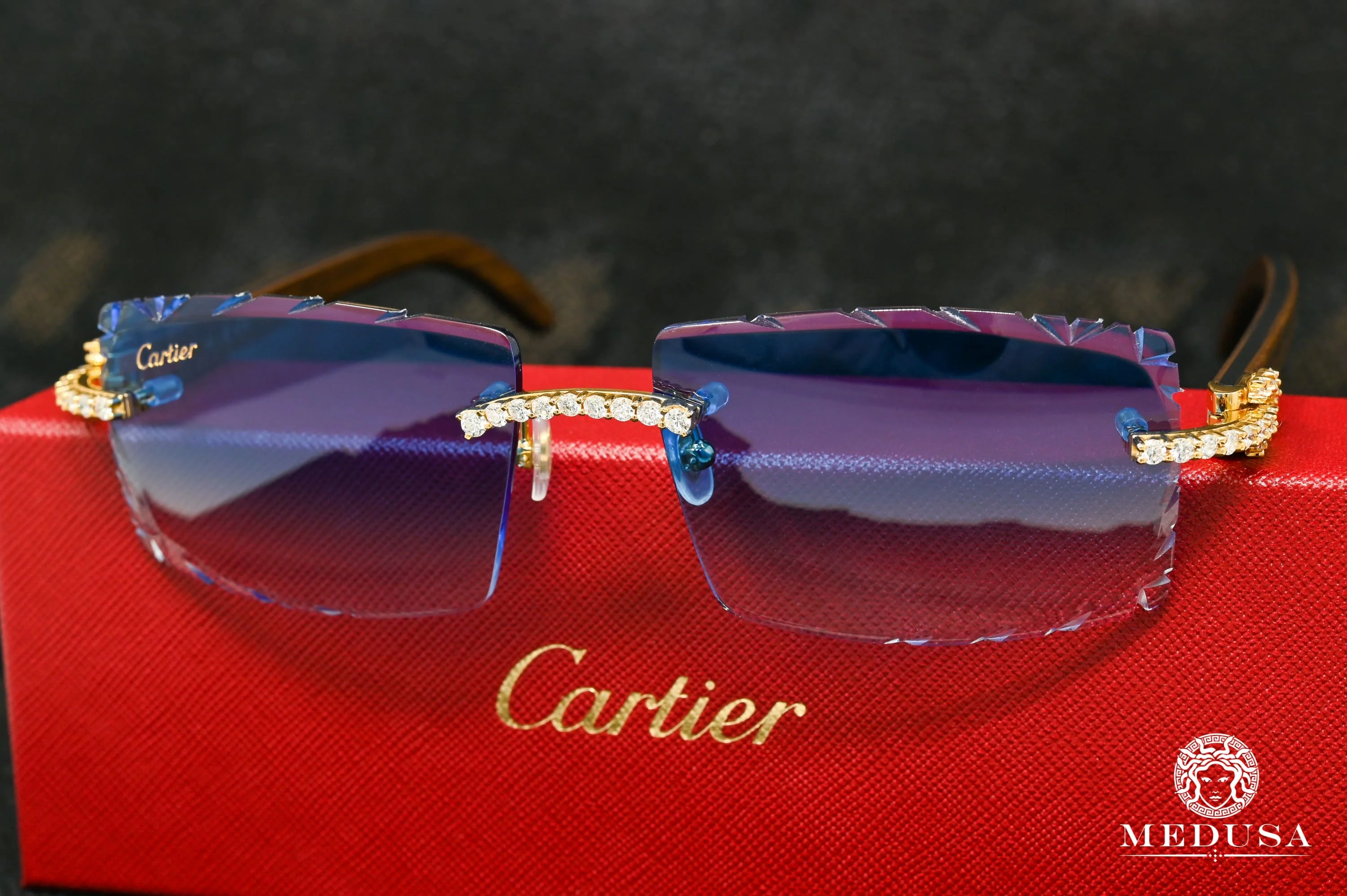 Cartier glasses with case and box