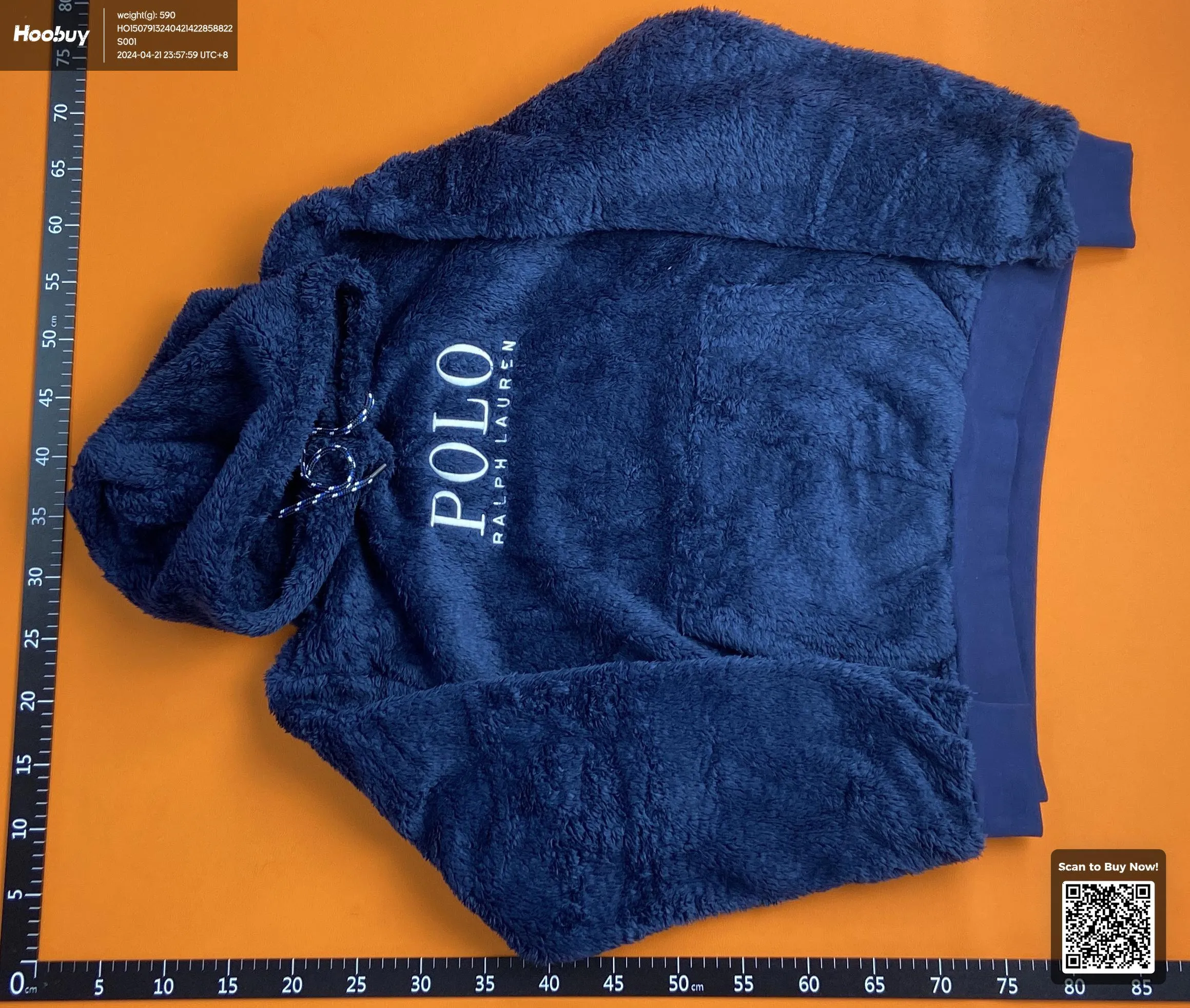 polo plush hoodie