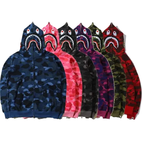 Bape full zip hoodie